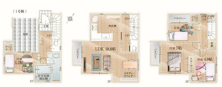 【間取り】 | 船橋市前原西五丁目　新築分譲住宅１号棟 | 船橋市前原西５丁目　１号棟　４LDK