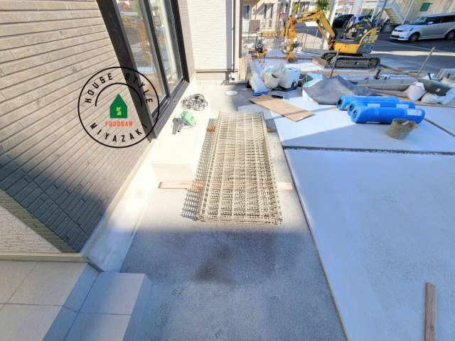 宮崎市清武町加納2011番-2棟（A号棟）の庭|お庭で自由な時間を過ごせます。