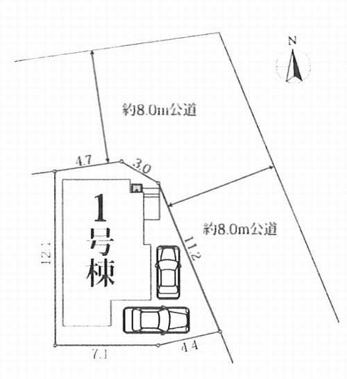 藤沢市葛原2期　新築戸建全1棟の区画図