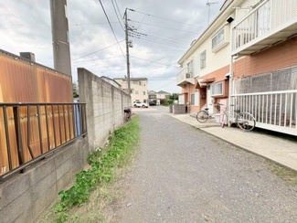 【前面道路含む現地写真】 | 川越市広栄町　建築条件なし売地　東武東上線『川越駅』徒歩28分　【大塚小学区】