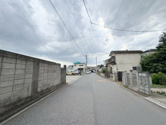 【前面道路含む現地写真】 | 川越市広栄町　建築条件なし売地　東武東上線『川越駅』徒歩28分　【大塚小学区】
