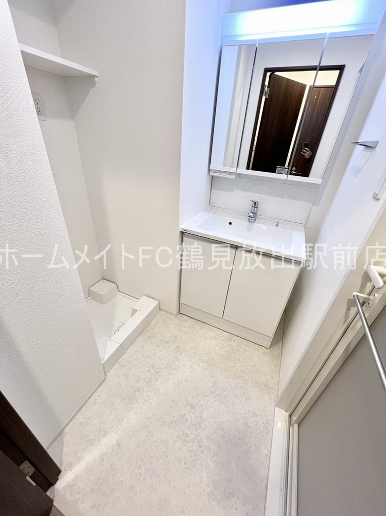 グランカーサ高井田の洗面所