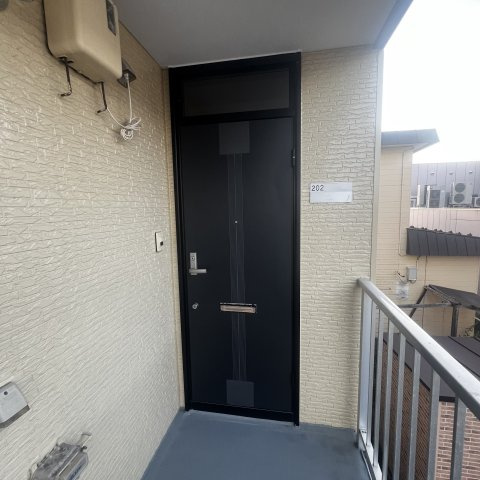 ハイツエクセレントのバルコニー