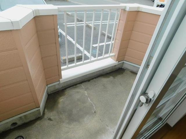 アスモみゆきⅡ番館のバルコニー