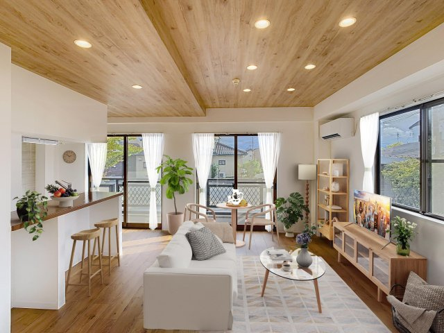 ウエストガーデンの居間・リビング