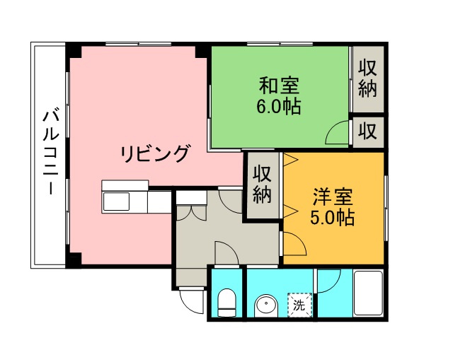 ウエストガーデンの間取り