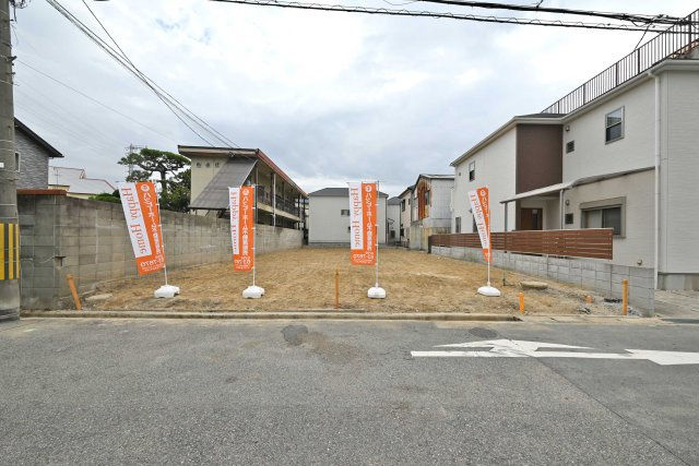 尼崎市大庄中通1丁目新築戸建【全3区画】の外観|自由設計対応全3区画分譲開始しました。
