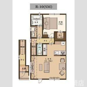 柏崎市安政町のアパートの間取り