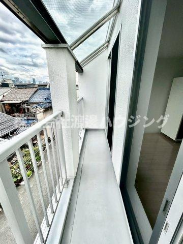 フリージアガーデン　柏里小学校区のバルコニー