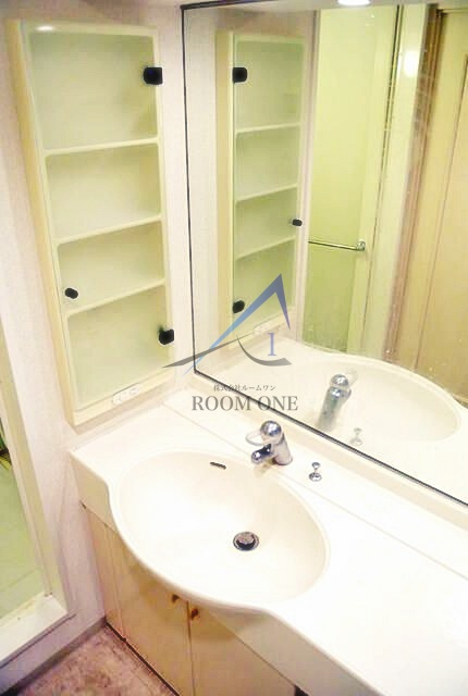 シュロス神田五軒町ツインフォルムの洗面所|洗面台です。