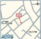 富士見市渡戸1丁目の地図