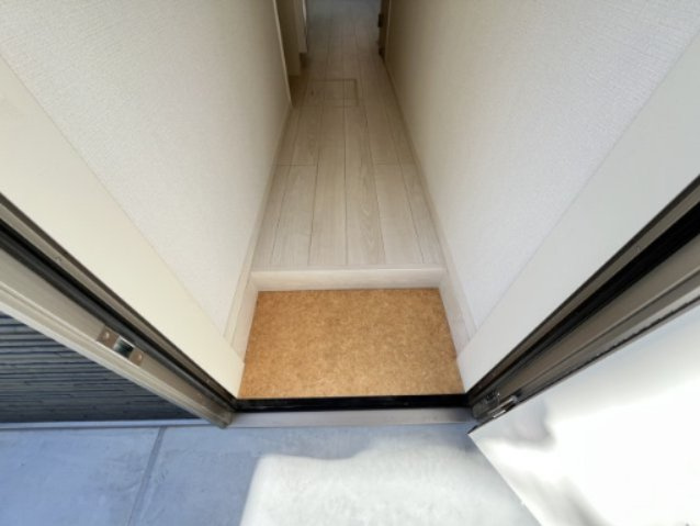 練馬区早宮３丁目のアパートの玄関