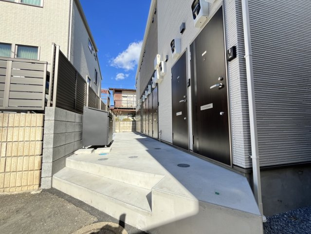 練馬区早宮３丁目のアパートのエントランス