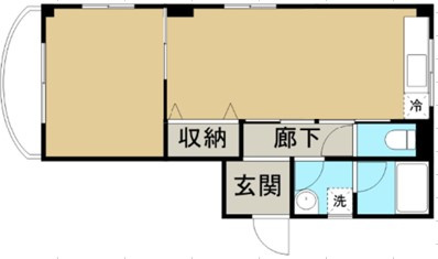 メゾンデフルールの間取り