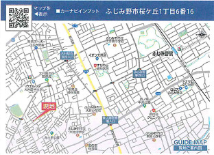 売地　ふじみ野市桜ケ丘1丁目の地図