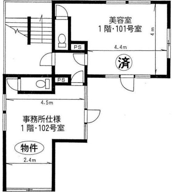 サンピア石森の間取り