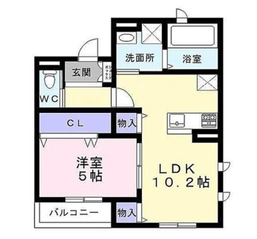 ルナ・クレシェンテの間取り