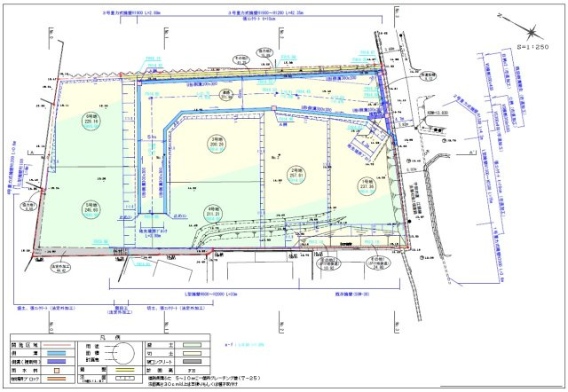 【土地図】 | フィールズ西岐波（大沢）