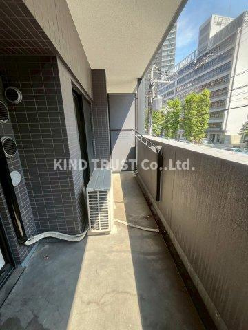 ディオ梅田のバルコニー|開放的で明るい空間を演出してくれるバルコニーです