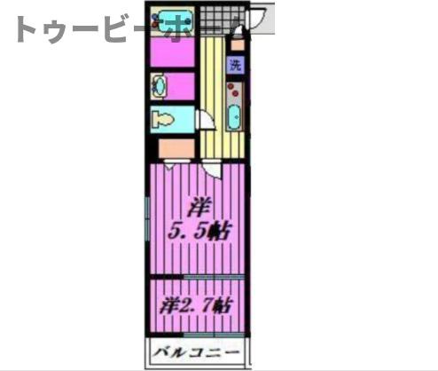 Ｍａｒｋ　Ｄｕｏ西所沢Ⅰの間取り