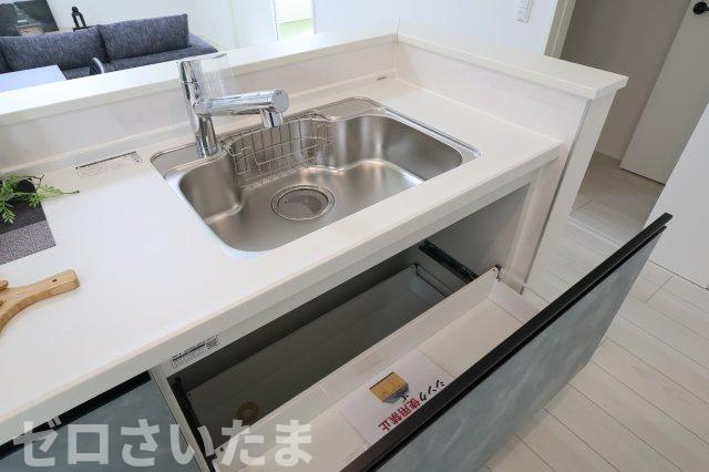 《仲介手数料無料》志木市中宗岡３丁目10-5(全1戸)新築一戸建てリナージュのキッチン