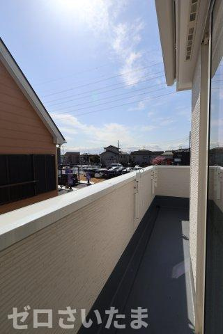 《仲介手数料無料》志木市中宗岡３丁目10-5(全1戸)新築一戸建てリナージュのバルコニー
