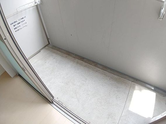 カノンパレスのバルコニー