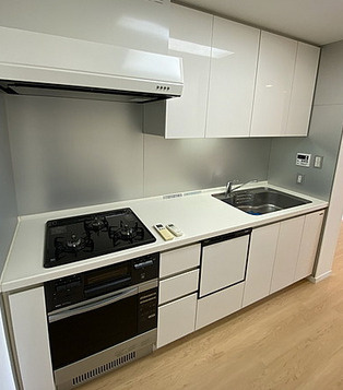 目黒区三田１丁目の賃貸マンションのキッチン