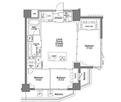 目黒区祐天寺２丁目の賃貸マンション