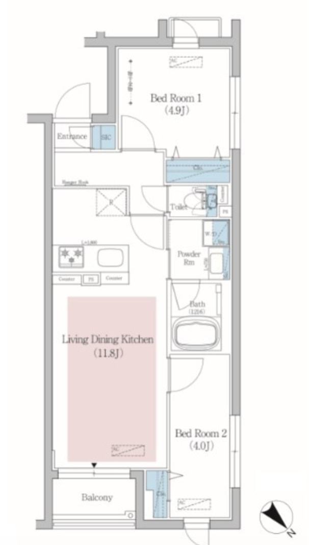 文京区小石川３丁目の賃貸マンション