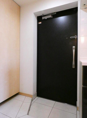 港区新橋４丁目の賃貸マンションの玄関