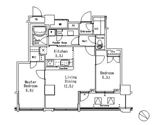目黒区目黒１丁目の賃貸マンション