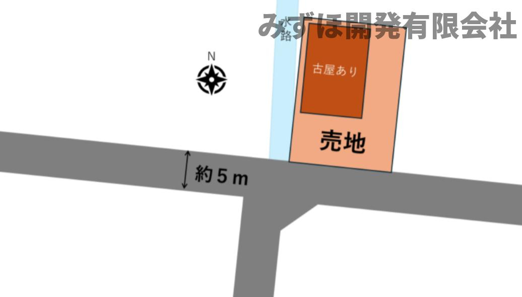 山形市下条町三丁目12-28の土地図