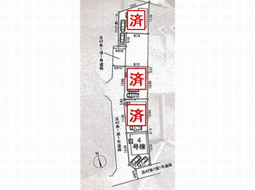 【区画図】 | 【仲介手数料０円】相模原市中央区田名第142　新築一戸建て　4号棟　全4棟 | 相模原市中央区田名第142　新築一戸建て　全4棟