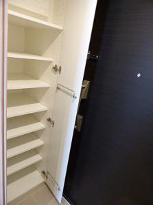 港区新橋５丁目の賃貸マンションの玄関