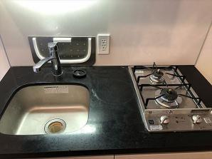 港区新橋５丁目の賃貸マンションのキッチン