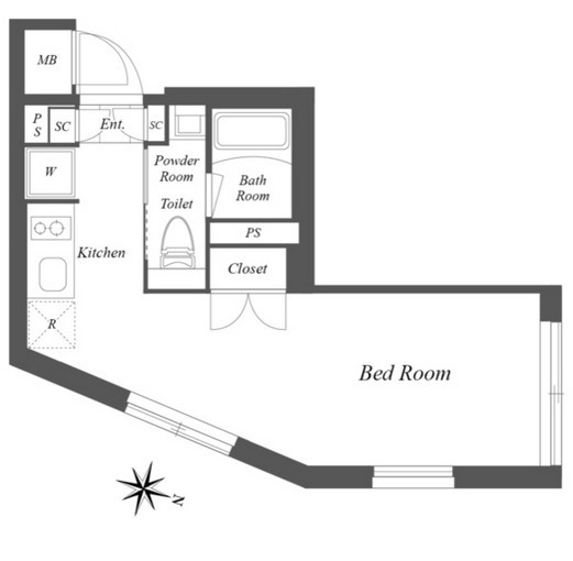 渋谷区本町４丁目の賃貸マンション