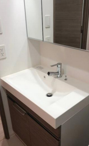 江東区古石場１丁目の賃貸マンションの洗面所