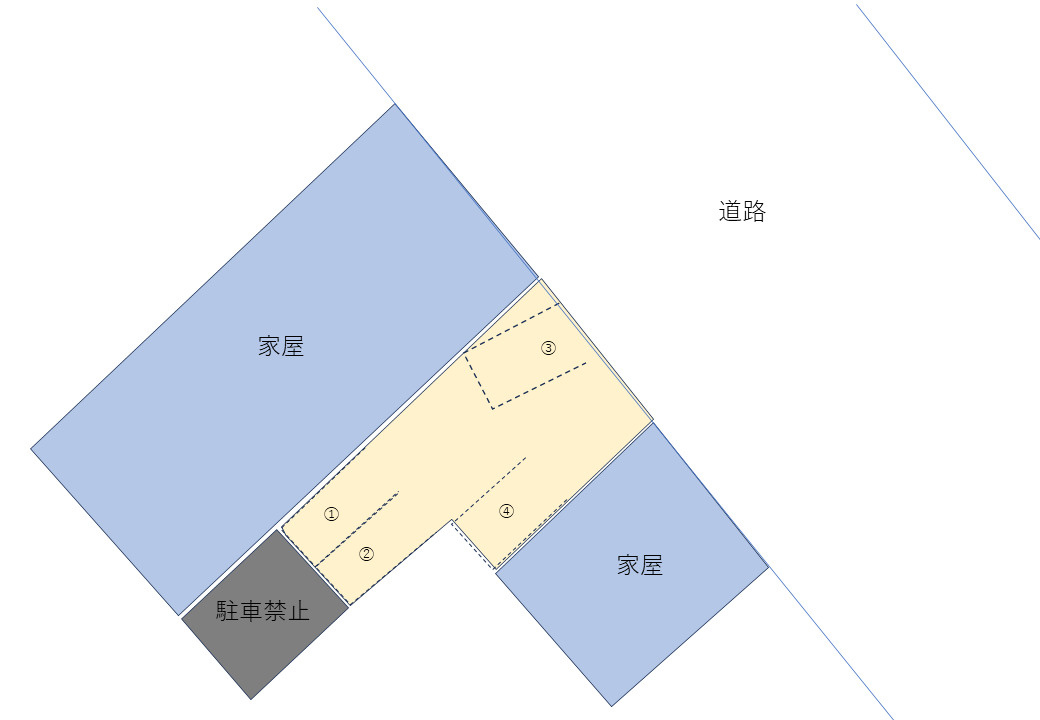 コープ上山口の区画図