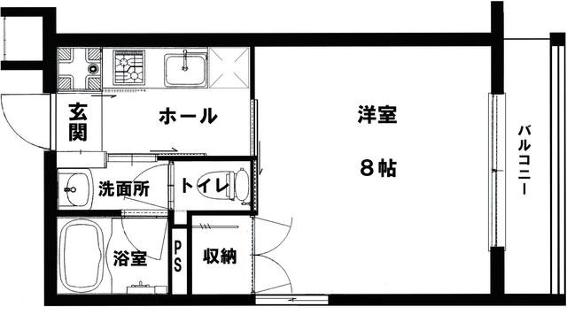 オアシス西新の間取り