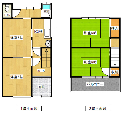 鏡島中の間取り