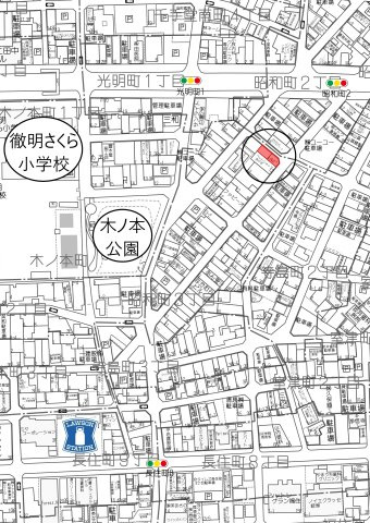 土地　昭和町3丁目の地図