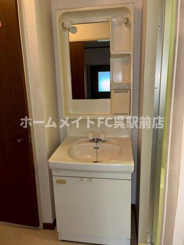 レジデンスエコーの独立洗面台