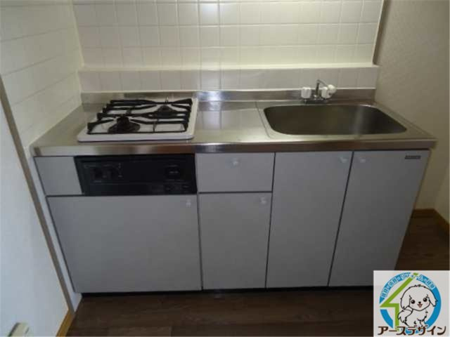 グリーンハイムDのキッチン|パース写真