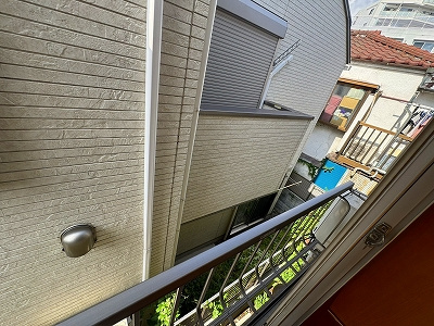 ルボーヌ東中野のバルコニー