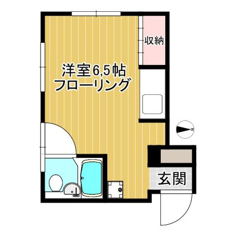 ルボーヌ東中野の間取り