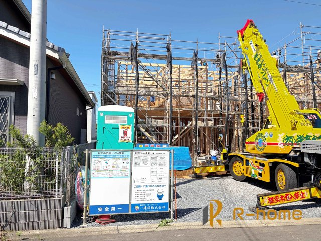 稲敷郡阿見町アウトレット南第2　新築戸建て　1号棟の外観|ご予約を頂ければ、『平日』はもちろん『早朝』や『夜間』もご見学可能です♪お気軽にお申し付けください♪