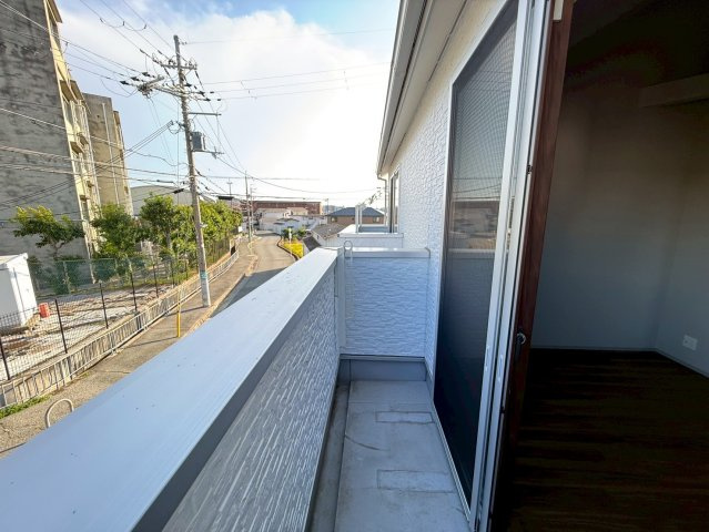 プレジール向丘のバルコニー