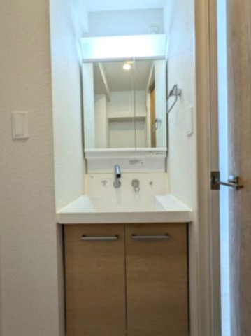 エルファーロ駒沢公園Ⅱ　新築　ペット相談　敷金礼金0　セキュリティ完備の洗面所