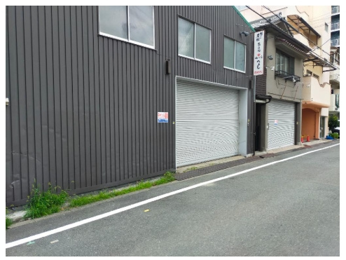 貸倉庫の外観